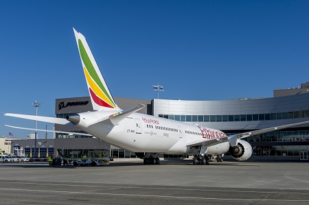 Αποτέλεσμα εικόνας για Boeing, Ethiopian Airlines celebrate delivery of first 787-9 Dreamliner