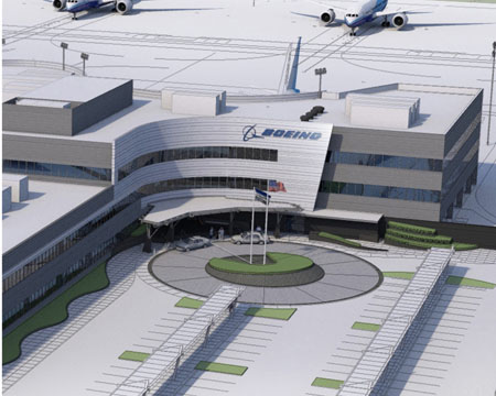 Nuevo Centro de Entregas de Everett de Boeing