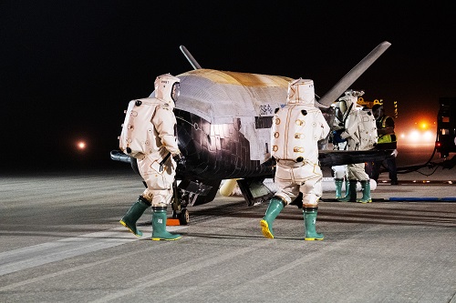 Boeing-Built X-37B, the secret autonomous orbital space plane has just returned to Earth after completing Sixth Mission, sets new endurance record